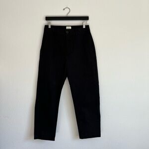 Smock Japanese brand Black Relaxed Fit Chinos 100% cotton